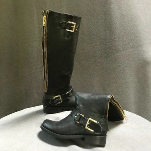Luxe by Justfab zipper-back boots